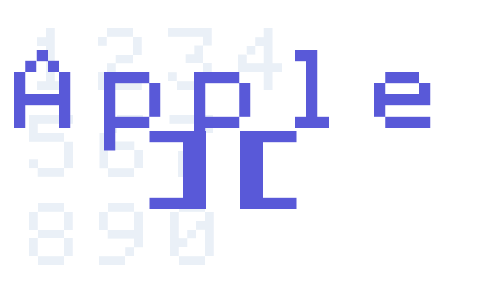 Apple ][ Font Download